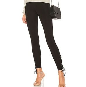 Lovers + Friends Black Waltz Side String Legging